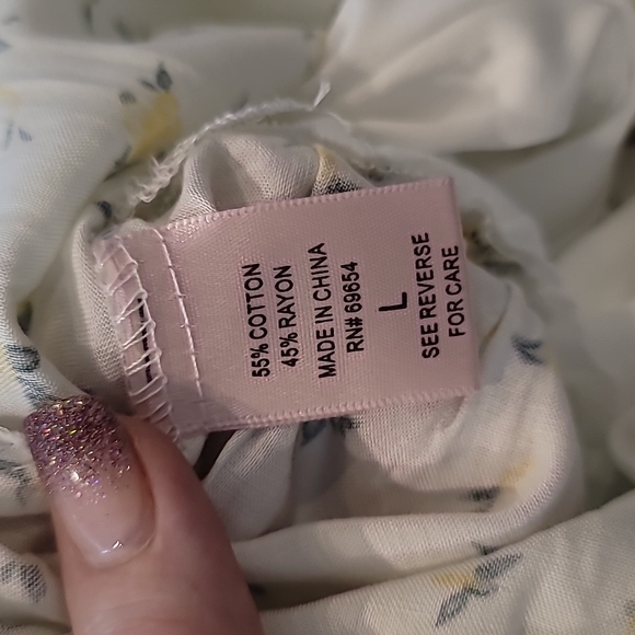 Dizzy Lizzy Floral Lined Shorts - Size L - Picture 6 of 8